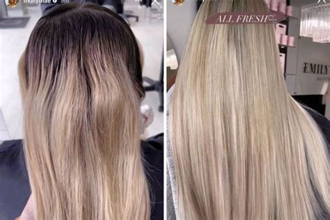 Molly Mae Shows Off Gorgeous Oat Milk Blonde Hair After Hour Transformation OK Magazine