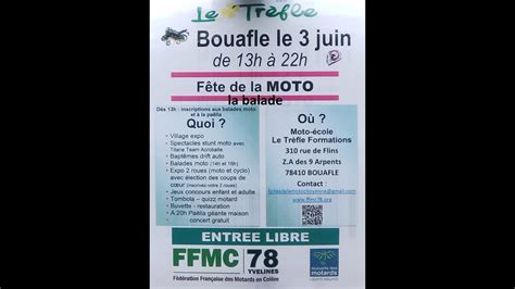 Journ E De La Moto Promenade Avec Le Ffmc Et Auto Moto Ecole Le