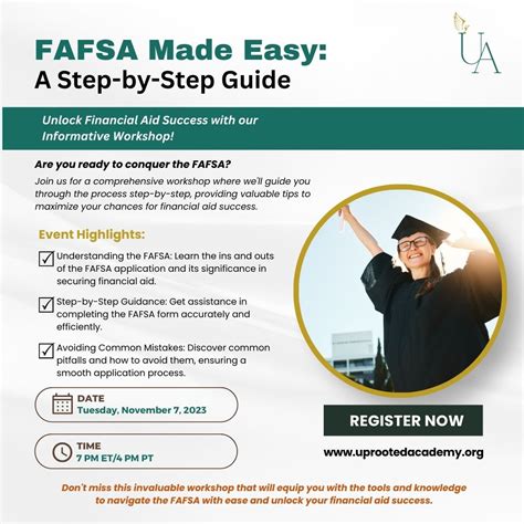 Fafsa Made Easy A Step By Step Guide Uprooted Academy