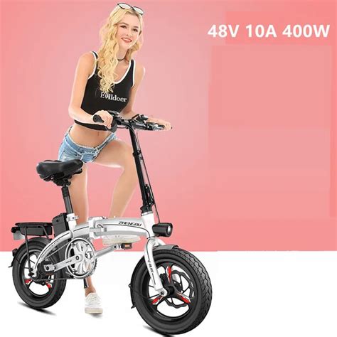 Electric Bicycle Inch Wheel Aluminum Alloy Frame Foldable Men Ebike