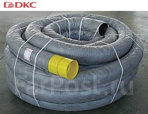 Труба гибкая двустенная дренажная, д.110 мм, с геофильтром, ДКС, в ...