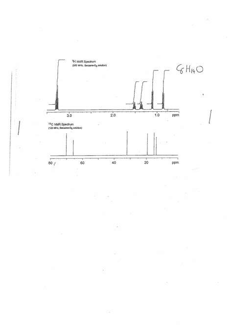 Solved Using The Data Of 1h Nmr 13c Nmr1h 1h Cosy And