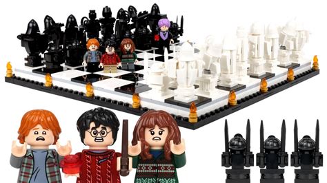 Lego Harry Potter Hogwarts Wizard S Chess Review Youtube