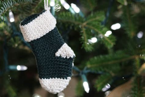 Mini Christmas Stocking Crochet Pattern Rich Textures Crochet