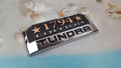 Toyota Tundra Edition Fender Emblem Badge Western Crewmax X