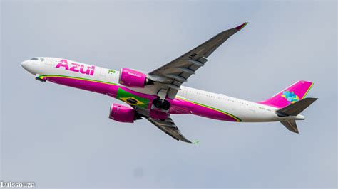 AZUL AIRLINES A330 900neo PR ANV Climbing From RWY18 SBRF Flickr