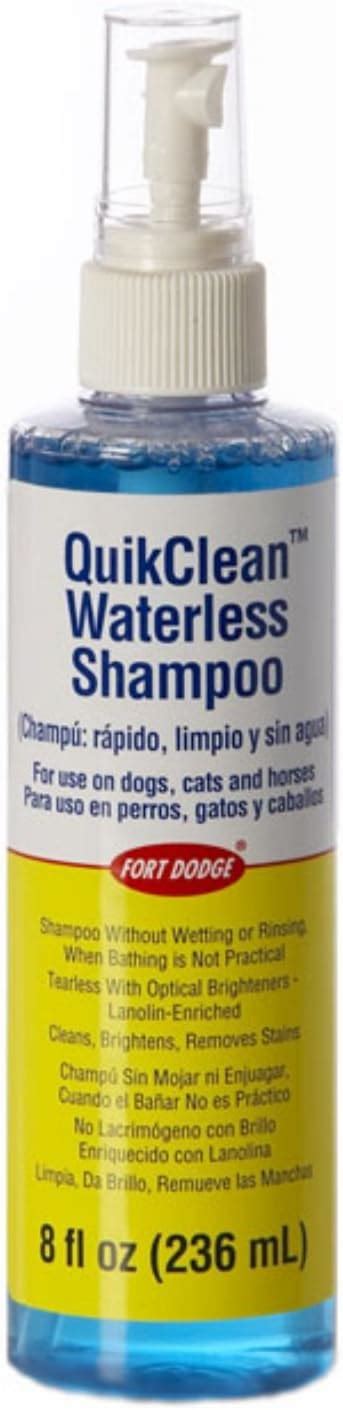 Pet Shampoos Quikclean Waterless Shampoo 8 Oz W Sprayer