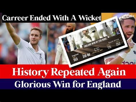 Stuart Broad Legendery Farewell With A Wicket England Won Th Ashes