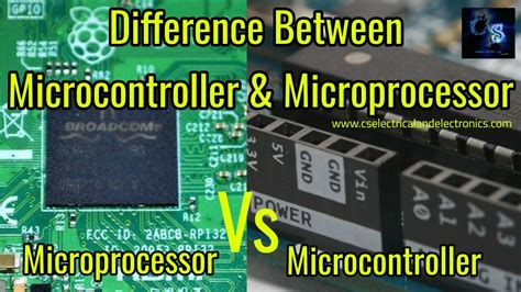 Difference Between Microprocessors And Microcontrollers