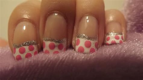 Pink Polka Dot nails by xsheervanilla on DeviantArt