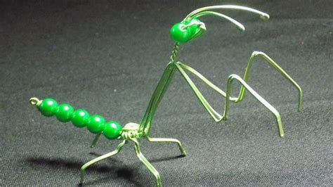 Mantis Religiosa De Alambre TUTORIAL How To Make A Praying Mantis On