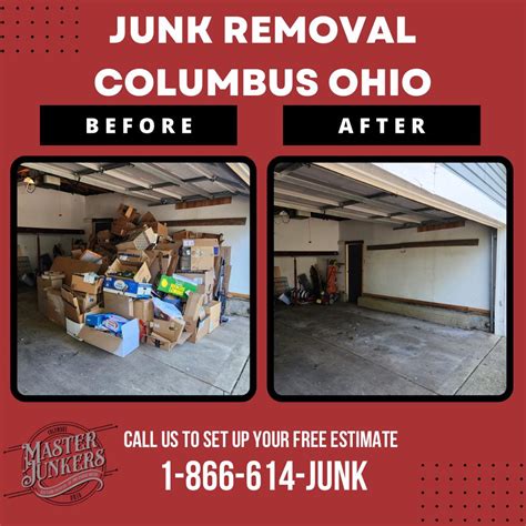 Garage Cleanout Columbus Ohio Master Junkers