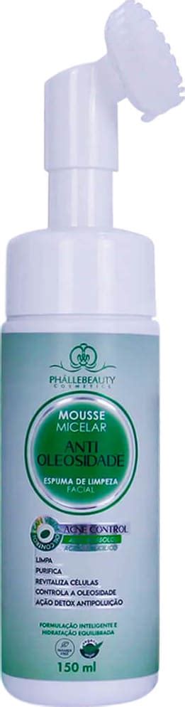 Phállebeauty Antioleosidade Mousse Micelar Espuma de Limpeza Facial