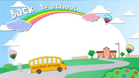 Back To School - Border Background Loop Seamless - Free to Use - No ...