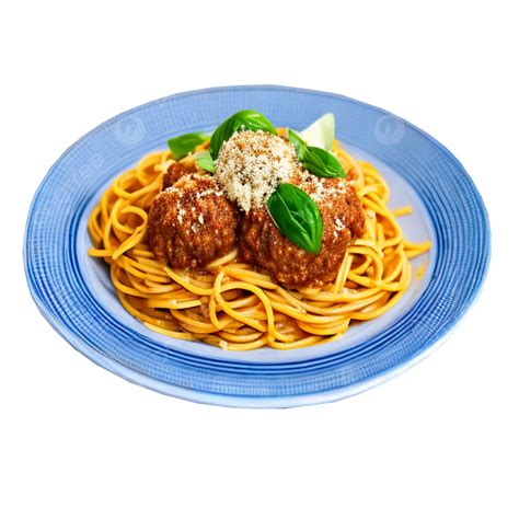 Spaghetti With Meatballs Clip Art