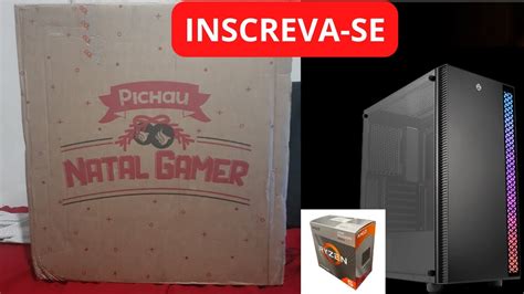 Unboxing PC Gamer Pichau Pc Custo Benefício YouTube