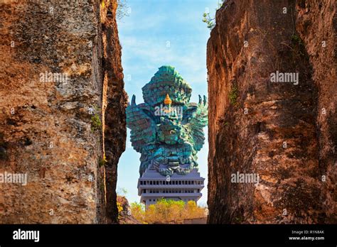 Landscape Picture Of Largest Garuda Wisnu Kencana Gwk Statue As Bali