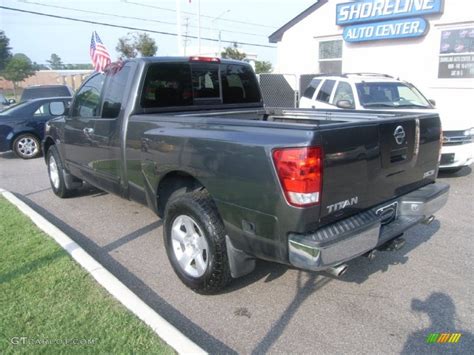 2004 Smoke Gray Nissan Titan SE King Cab 4x4 51856893 Photo 3