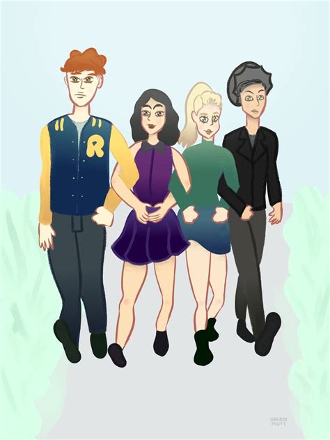 Riverdale Jughead Jones Betty Cooper Veronica Lodge Archie Andrews Fanart Fan Art Cw Tv