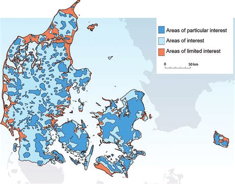 1 Areas In Denmark Of Particular Interest In Relation To Groundwater