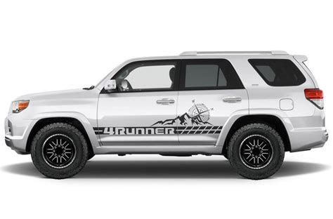 Toyota 4Runner (2010-2017) Custom Vinyl Decal Wrap Kit MOUNTAIN STRIPE ...