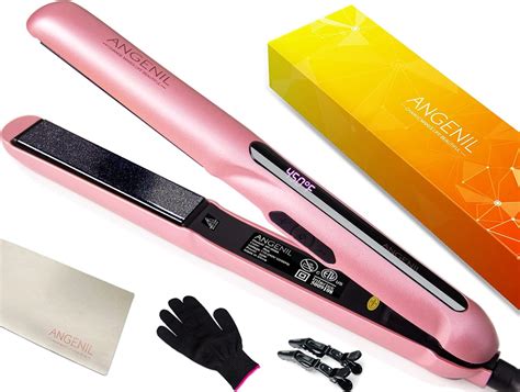 Angenil Ceramic Hair Straightener Flat Iron For Women Hair