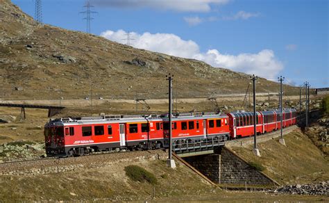 Abe Iii Der Rhb Zwischen Ospizio Bernina Und Bernina Lagalb