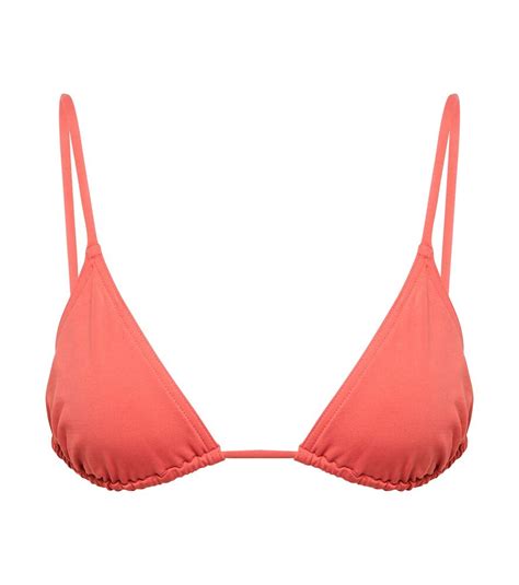 Buy Eres Mouna Triangle Bikini Top Pink At Off Editorialist