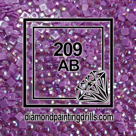 209 Lavender - Dark - Square AB - Diamond Painting Drills