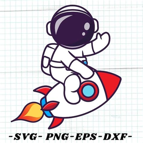 Cute Astronaut Svg Kid Astronaut Svg Space Svg Astronaut Etsy