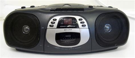 Lenoxx Sound Cd Compact Disc Radio Cassette Recorder Player Boombox