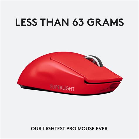 Best Buy Logitech Pro X Superlight Lightweight Wireless Optical Gaming Mouse With Hero 25k