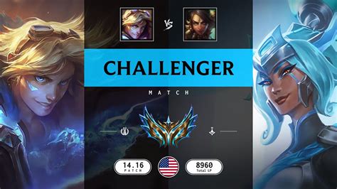 Challenger Match Super Ezreal Vs Super Nidalee NA Server Patch 14 16