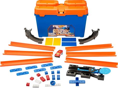 Hot Wheels Dww95 Track Builder Stunt Box Connectable Tracks And Mini