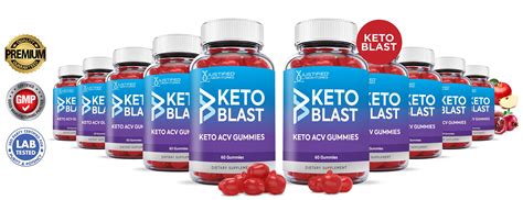 10 Pack Keto Blast Acv Gummies 1000mg Dietary Supplement 600 Gummys