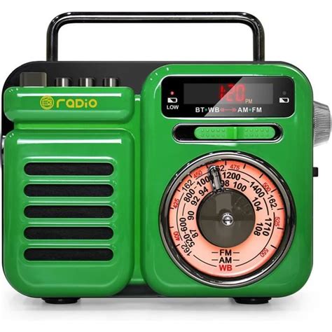 Radio Solaire Manivelle Radio Portable Mah Radio M T O D Urgence