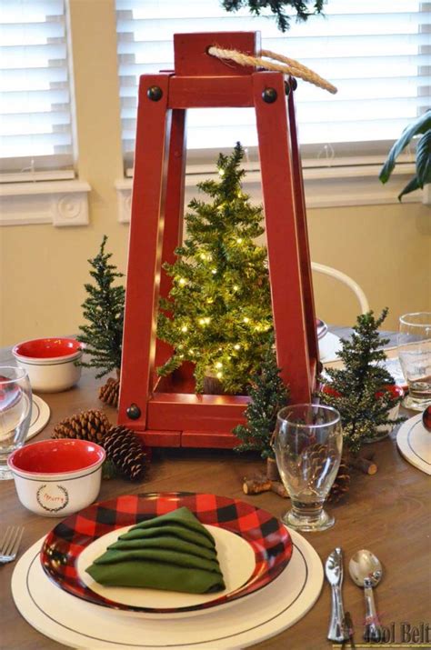 Buffalo Check Holiday Tablescape Her Tool Belt