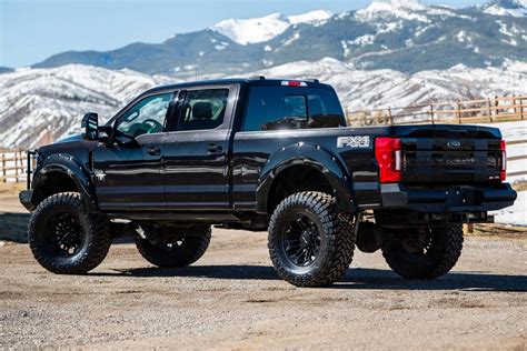 2020 Ford F 250 Super Duty Black Widow Is A World Conquering Mega Truck Autoevolution