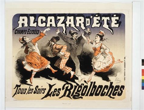 Jules Chéret Alcazar d Été Tous les soirs Les Rigolboches 1876