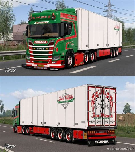 Scania R S Jan Mues Skin Pack By Wexsper Mod For Euro Truck Simulator