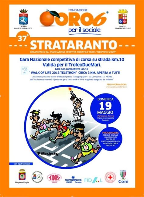 Taranto Torna A Correre Con La Strataranto Oro