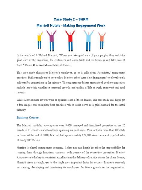 Case Study 2 Pdf Marriott International Employment