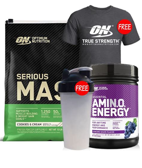 Optimum Nutrition Serious Mass Stack Sportys Health