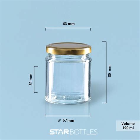 190 ML SALSA JAR - Starbottles supplies the best bottles and packaging solutions.