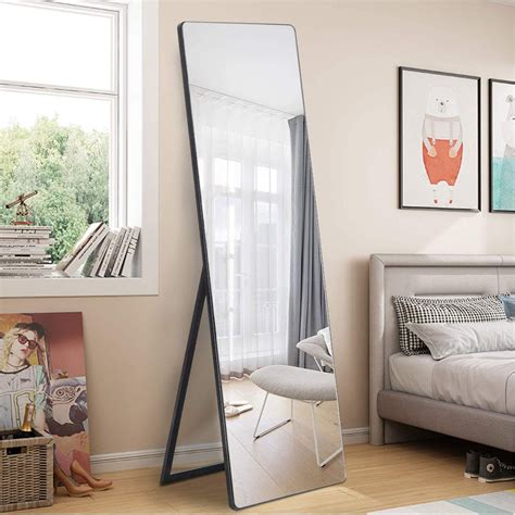 Sugift X Full Length Mirror Rectangle Body Dressing Floor Mirrors