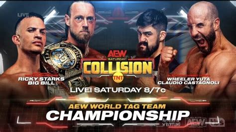 Aew Tag Team Title Match And More Set For 1021 Aew Collision