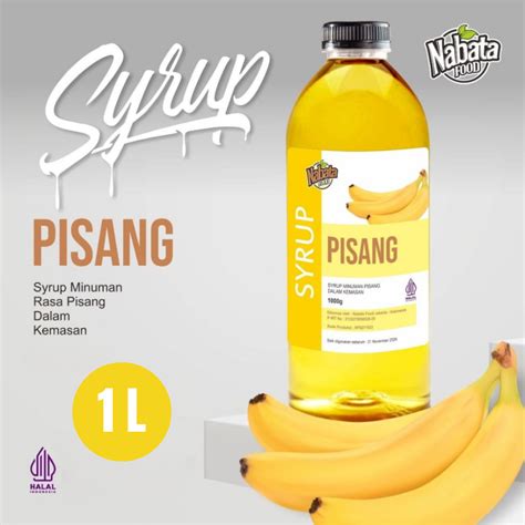 Jual Sirup Pisang Merk Nabata Banana Premium Syrup Ml Banana