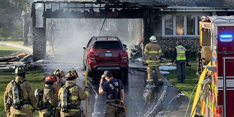 Fire Destroys Garage Damages Loves Park Home