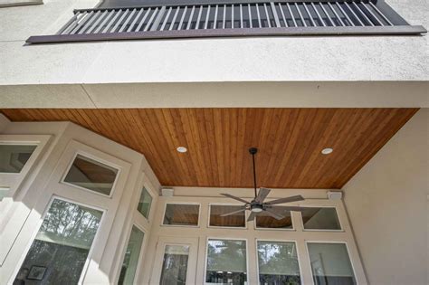 Tongue And Groove Outdoor Ceiling Shelly Lighting