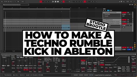 How To Make A Techno Rumble Kick In Ableton Ala Fjaak Etc Easy Method With Free Ableton File